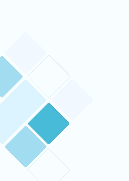 Vector de fondo en blanco cúbico azul claro para negocios