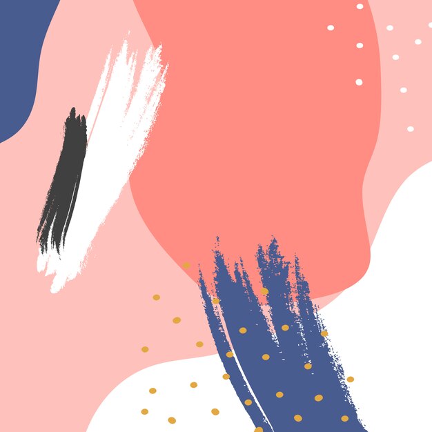 Vector de fondo colorido diseño de Memphis