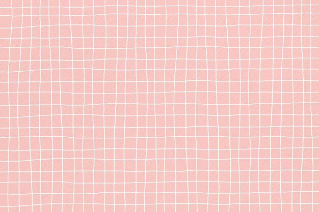 Vector de fondo de cuadrícula en color rosa