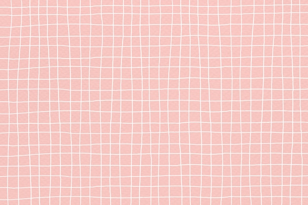 Vector de fondo de cuadrícula en color rosa