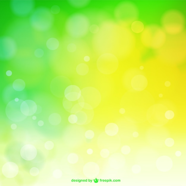 Vector de fondo desenfocado amarillo y verde