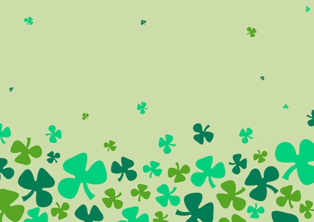 Vector de fondo del día de san patricio