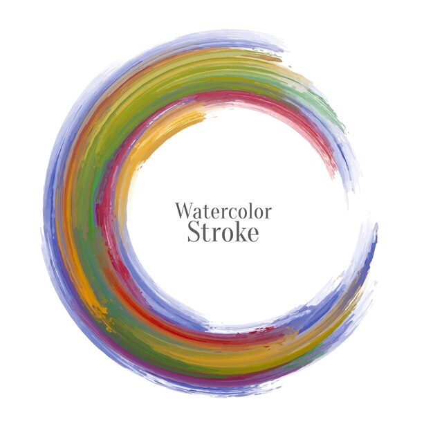 Vector de fondo de diseño de marco grunge circular abstracto