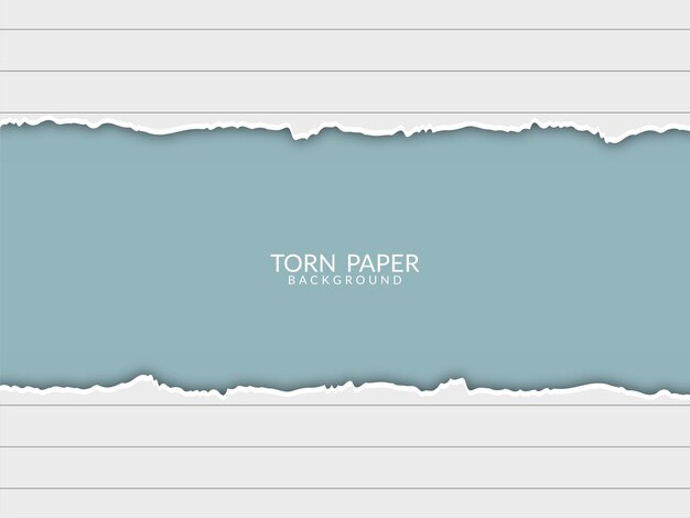 Vector de fondo de diseño de papel rasgado