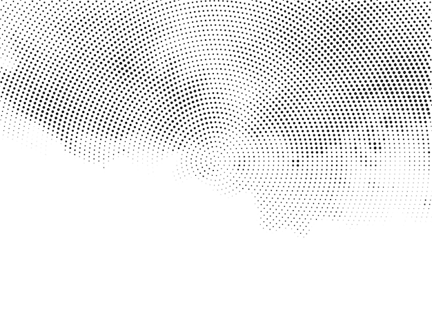 Vector de fondo de diseño de semitono decorativo moderno