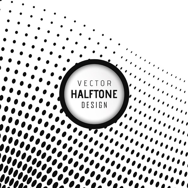 Vector de fondo de diseño de semitono