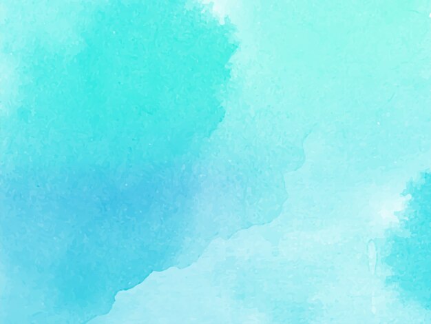 Vector de fondo de diseño de textura de acuarela azul