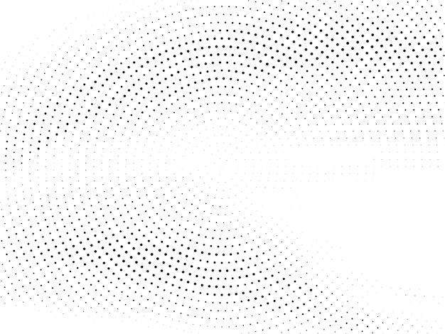 Vector de fondo elegante de diseño de semitono circular abstracto