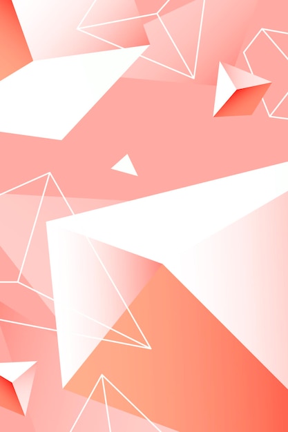 Vector de fondo estampado geométrico rosa