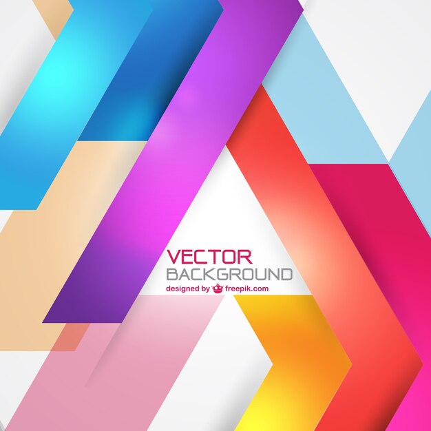 Vector de fondo con formas de colores