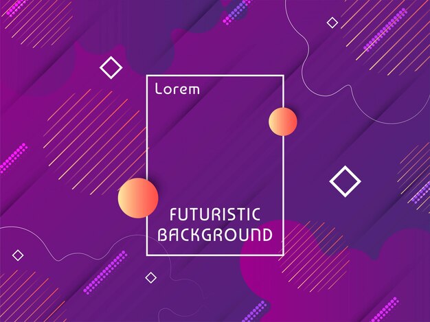 Vector de fondo futurista de techno moderno