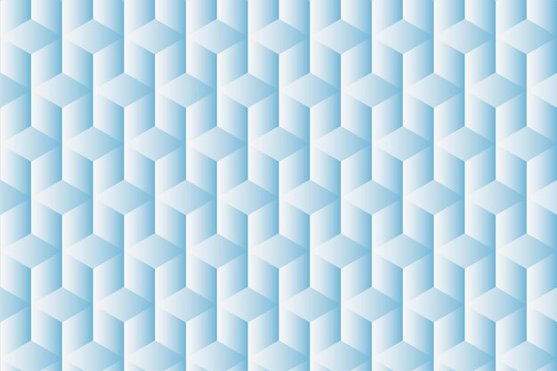 Vector de fondo geométrico en patrones de cubo azul
