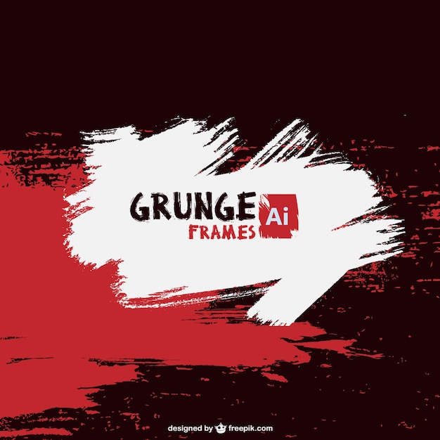 Vector de fondo grunge con textura de pintura