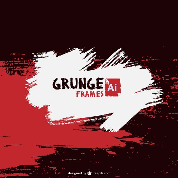 Vector de fondo grunge con textura de pintura