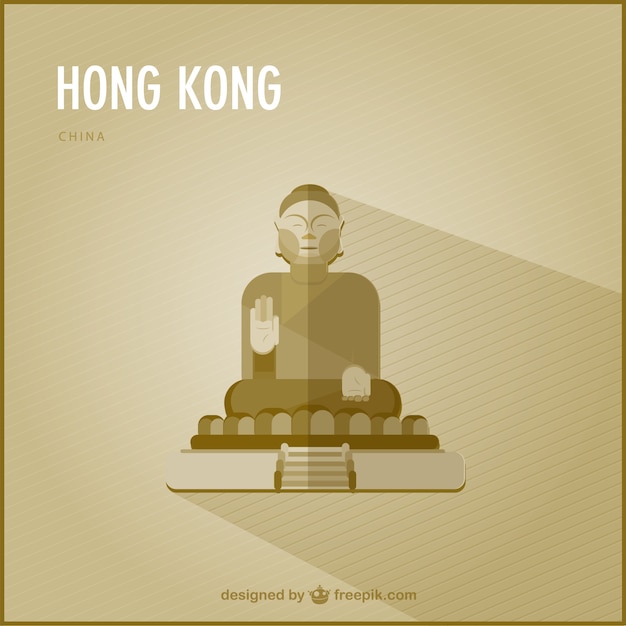 Vector gratuito vector fondo de hong kong