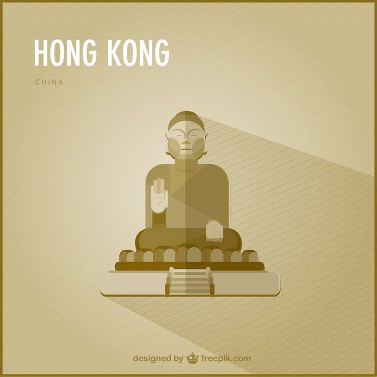 Vector gratuito vector fondo de hong kong