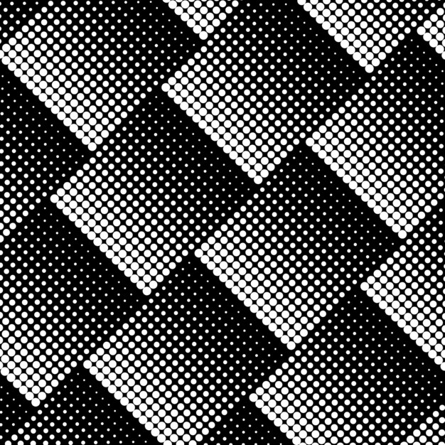 Vector de fondo de medios tonos blanco y negro