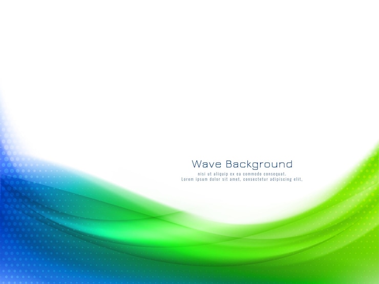 Vector gratuito vector de fondo de negocios con estilo de diseño de onda colorido abstracto