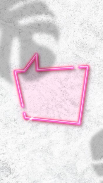 Vector de fondo de pantalla de globo de discurso rosa