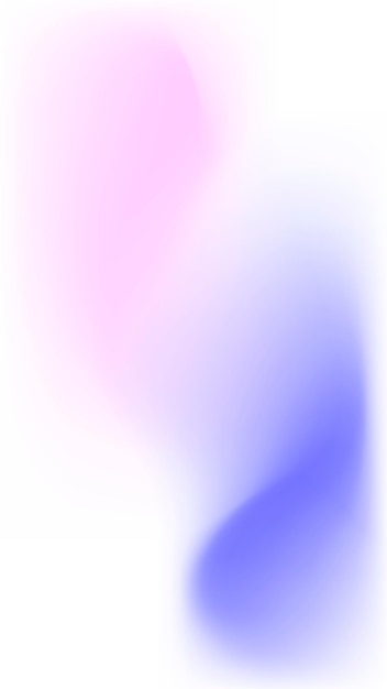 Vector de fondo de pantalla de teléfono de desenfoque azul rosa degradado