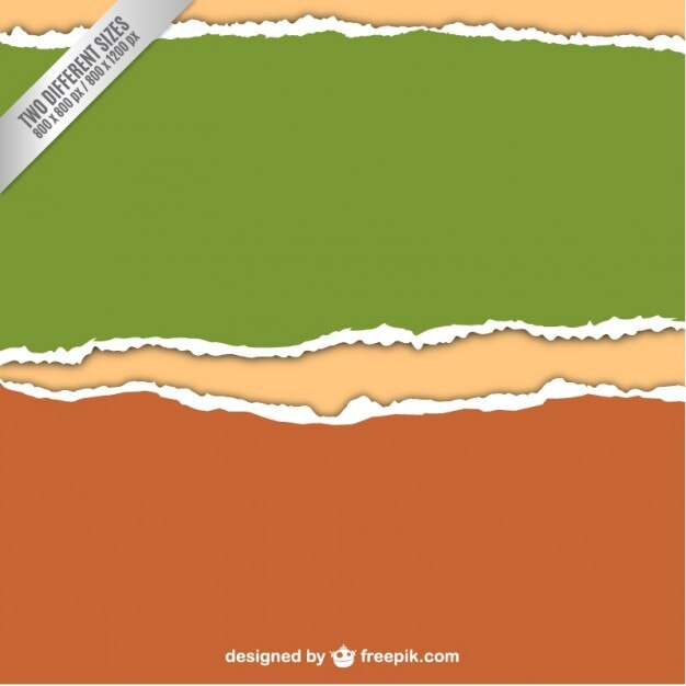 Vector de fondo de papel roto