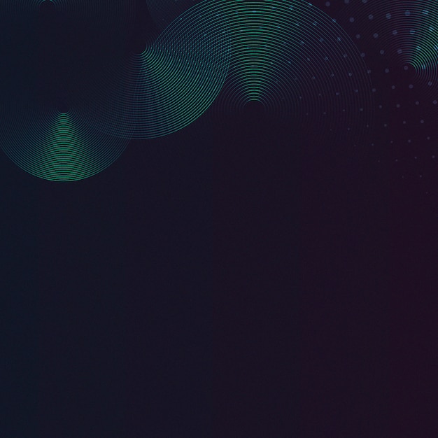 Vector de fondo de patrón de círculo verde