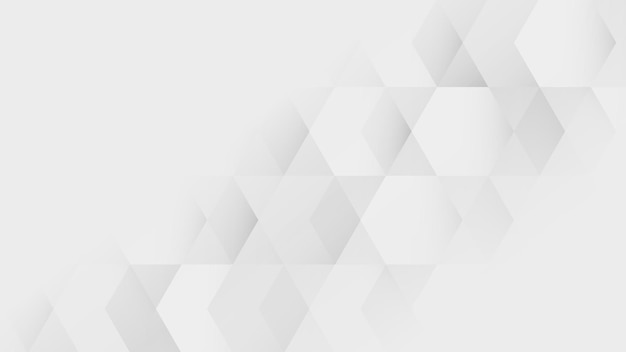 Vector de fondo de patrón geométrico blanco y gris