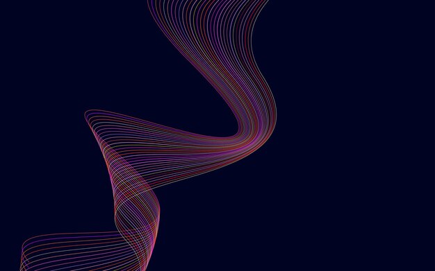 Vector de fondo rayado diagonal deformado abstracto patrón de líneas onduladas inclinadas retorcidas curvas Estilo nuevo para el diseño de su negocio