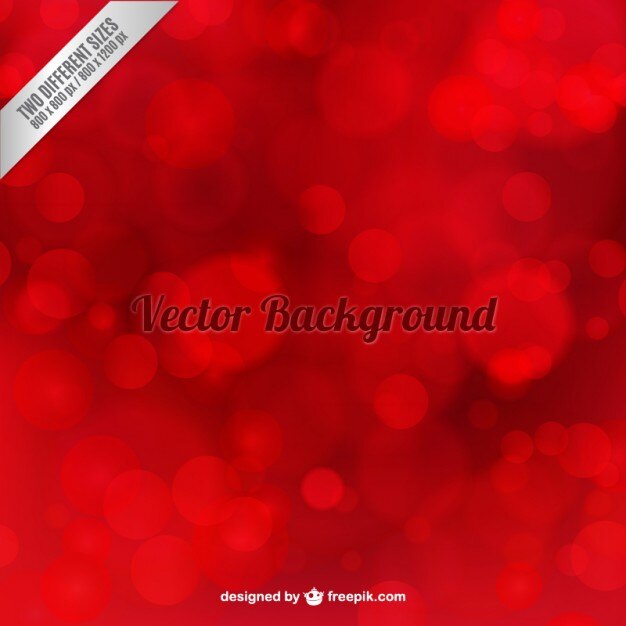 Vector de fondo rojo con burbujas