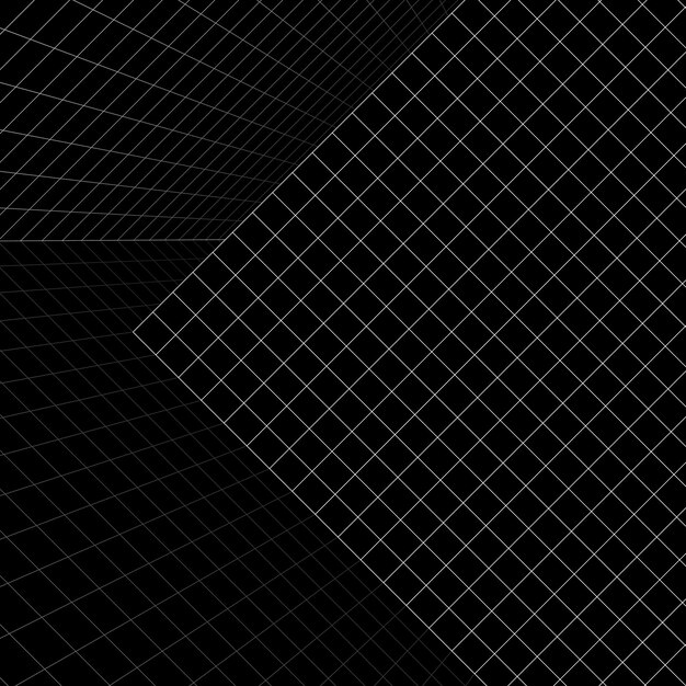 Vector de fondo de sala de rejilla de estructura metálica 3D