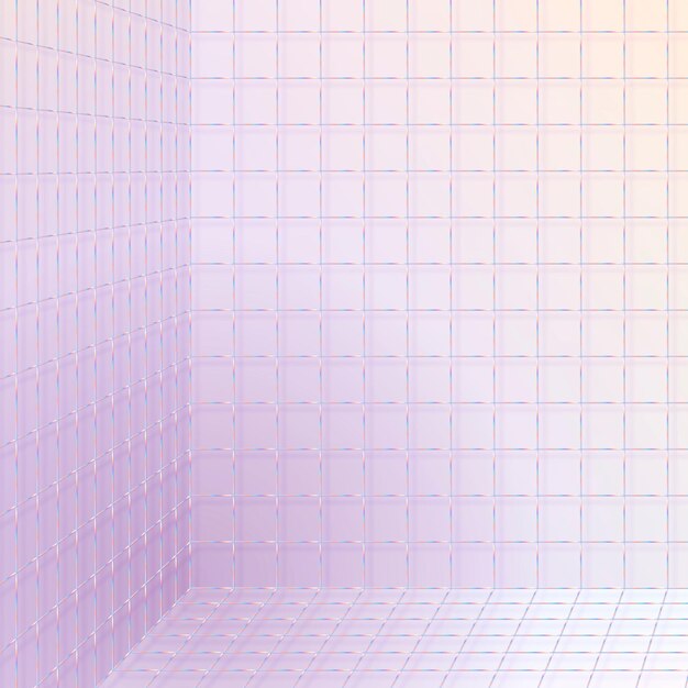 Vector de fondo de sala de rejilla de estructura metálica 3D