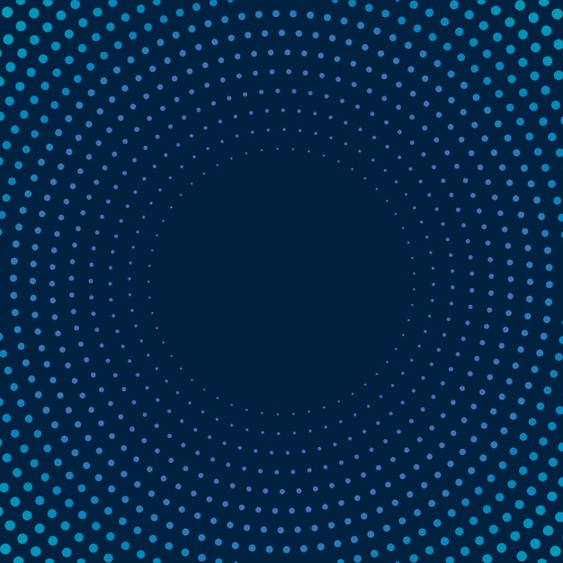 Vector de fondo de semitono degradado azul marino