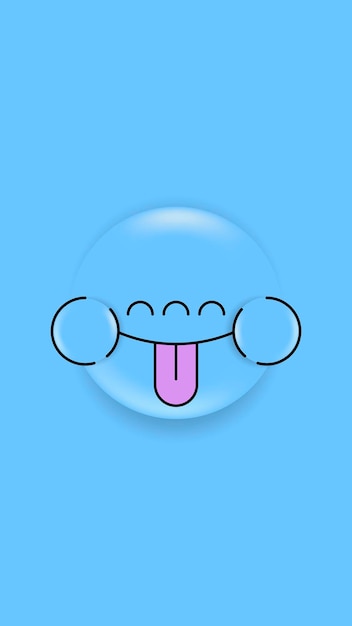 Vector gratuito vector de fondo de teléfono emoji monstruo colorido y lindo