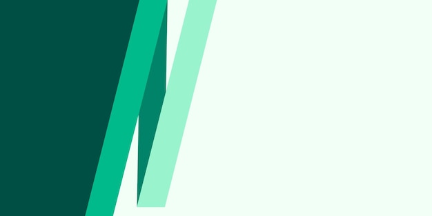 Vector de fondo verde en blanco simple para negocios