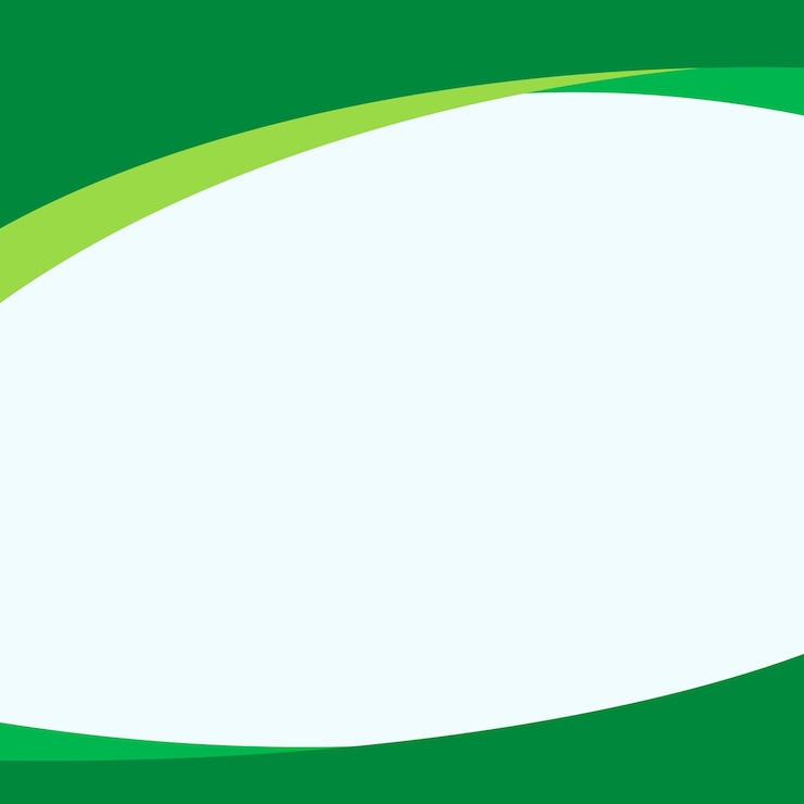 Vector gratuito vector de fondo verde en blanco simple para negocios