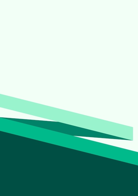 Vector de fondo verde en blanco simple para negocios