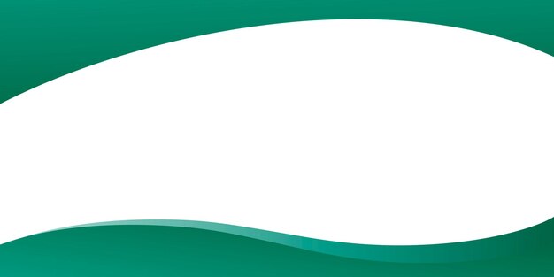 Vector de fondo verde en blanco simple para negocios