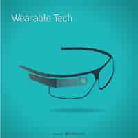 Vector gratuito vector de google glass