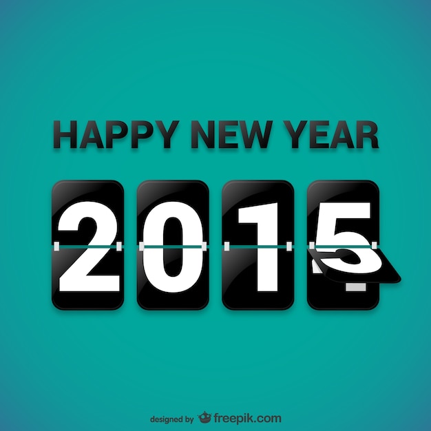 Vector gratis de feliz 2015