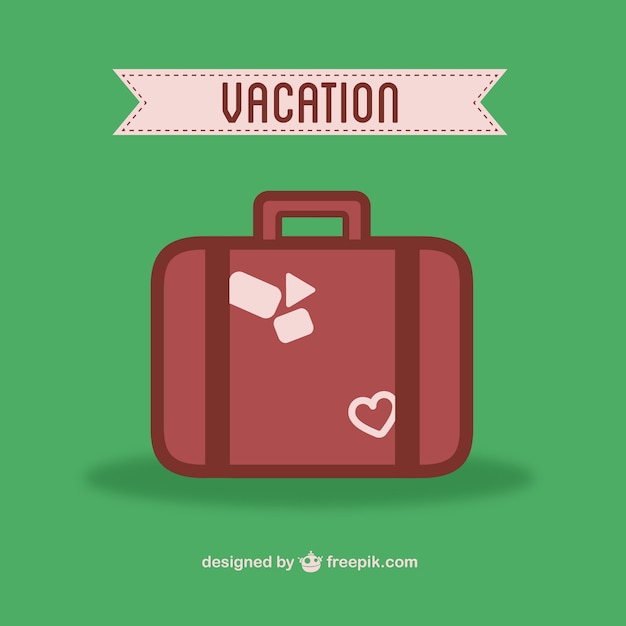 Vector gratuito vector gratis maleta de viaje