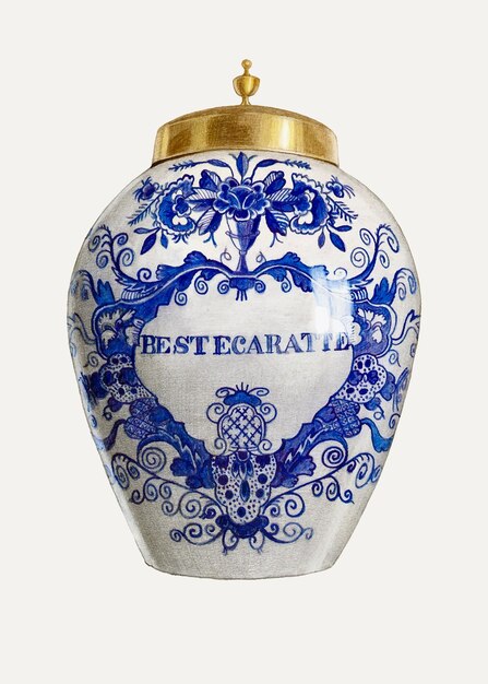 Vector de ilustración de azucarero vintage, remezclado de la obra de arte de John Fisk