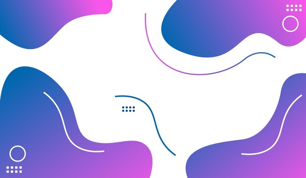 Vector de ilustración de fondo degradado de onda