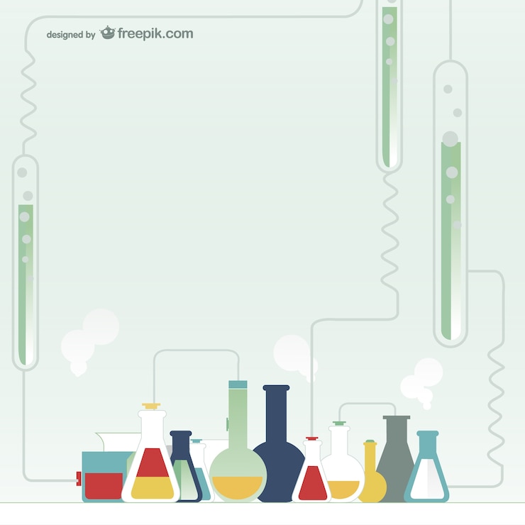 Vector gratuito vector laboratorio de química