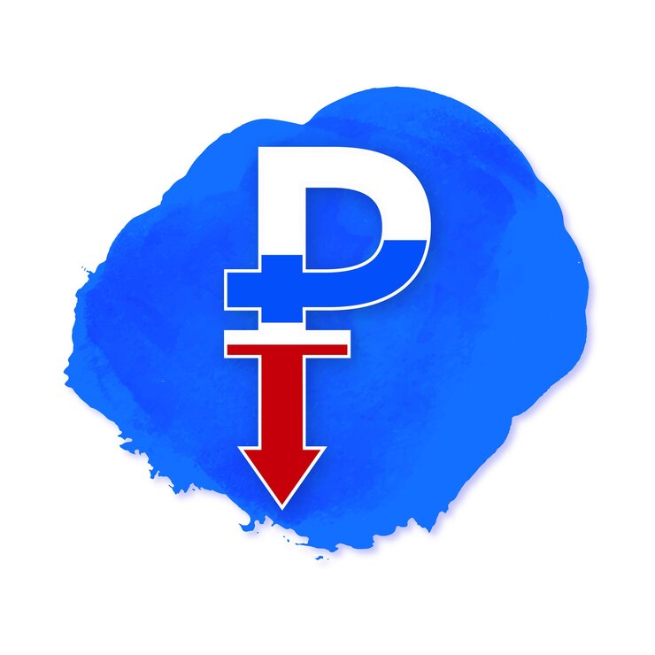 Vector gratuito vector libre de banner de diseño de redes sociales de fondo blanco rojo azul rublo ruso