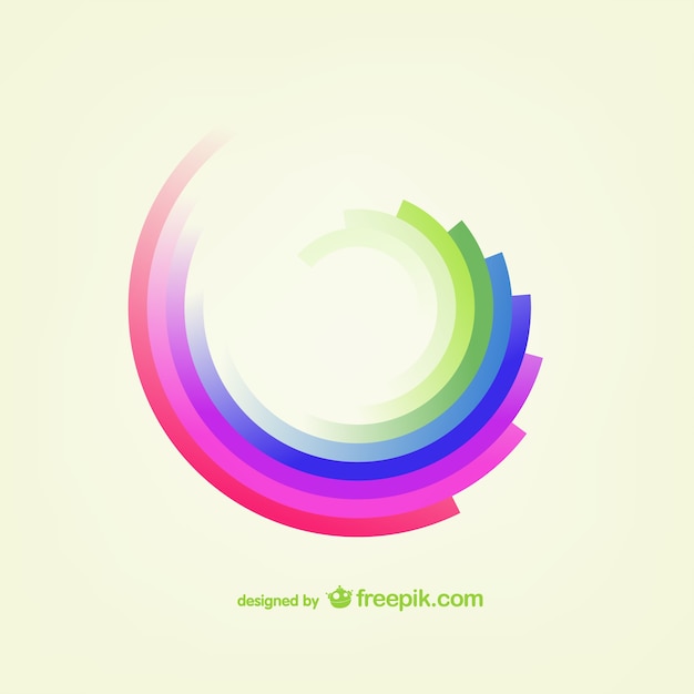 Vector logo de arcoíris