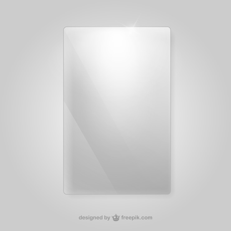 Vector gratuito vector marco de cristal