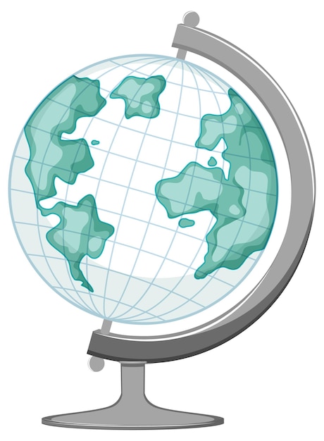 Vector de modelo de globo terráqueo