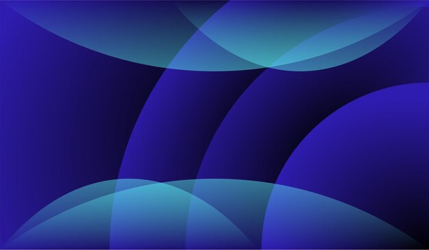 Vector moderno abstracto de fondo de diseño de degradado de color azul redondo