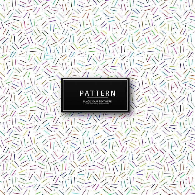 Vector moderno geométrico patrón de colores