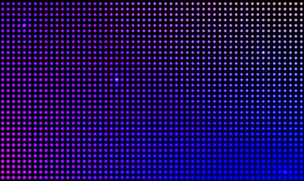 Vector pantalla de video de pared led con luces de puntos